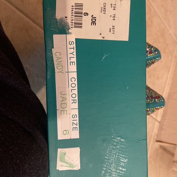 Lauren Lorraine Jeweled High Heels - Picture 6 of 11